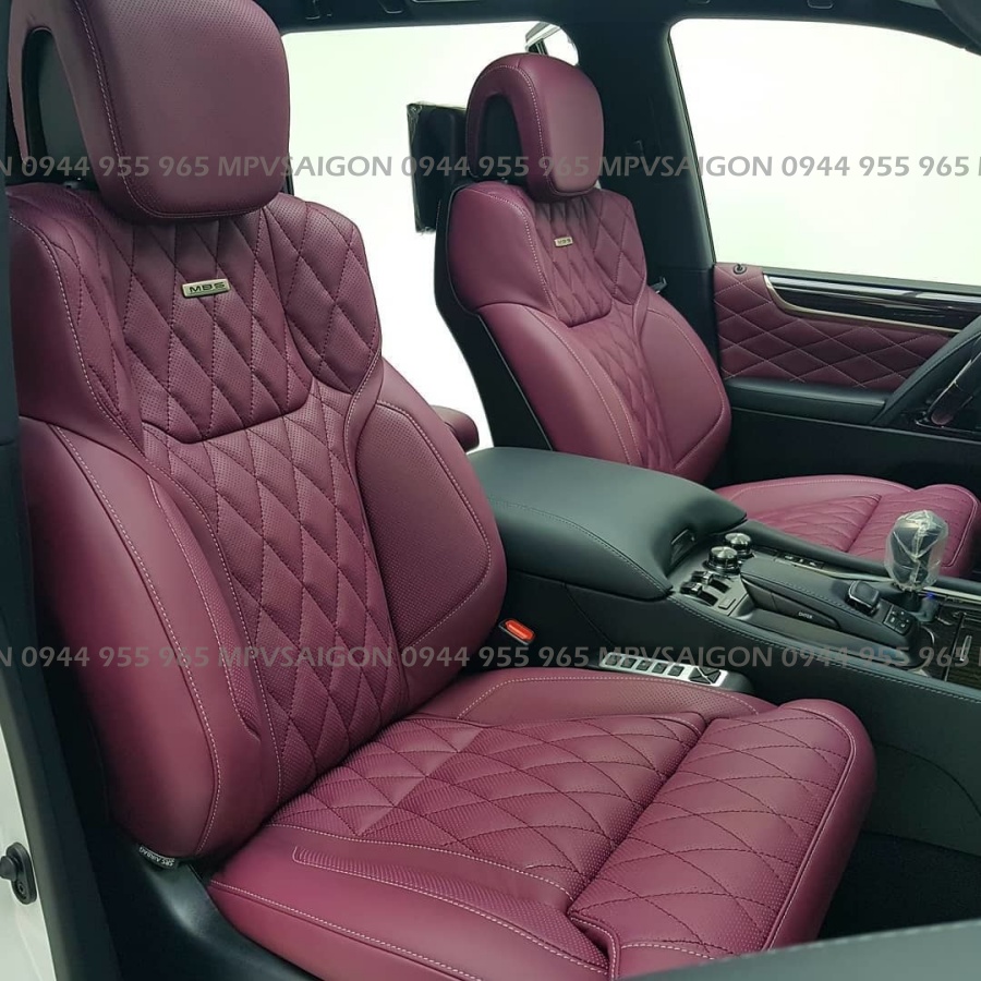 Nâng cấp ghế Limousine Lexus LX570 - ghế thương gia MBS