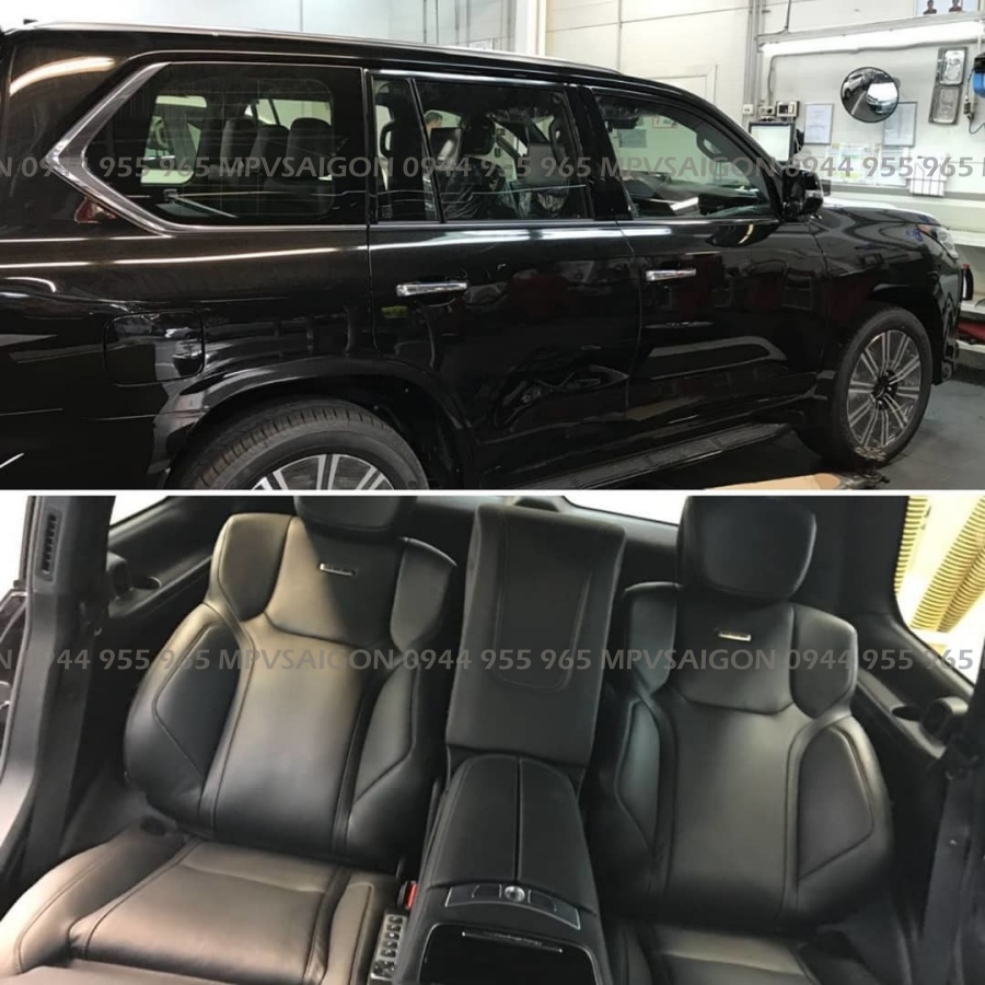 Nâng cấp ghế Limousine Lexus LX570 - ghế thương gia MBS