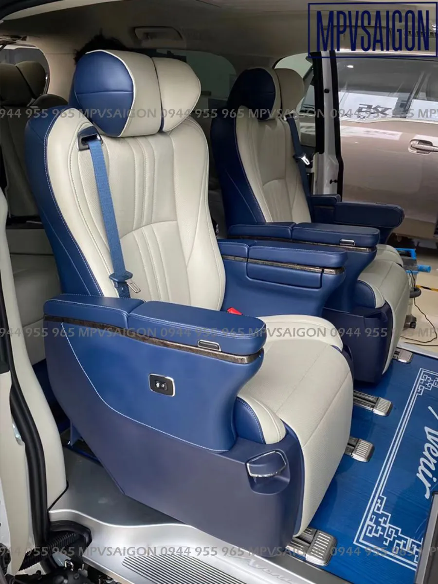 Nâng cấp ghế Limousine Toyota Alphard nhập khẩu