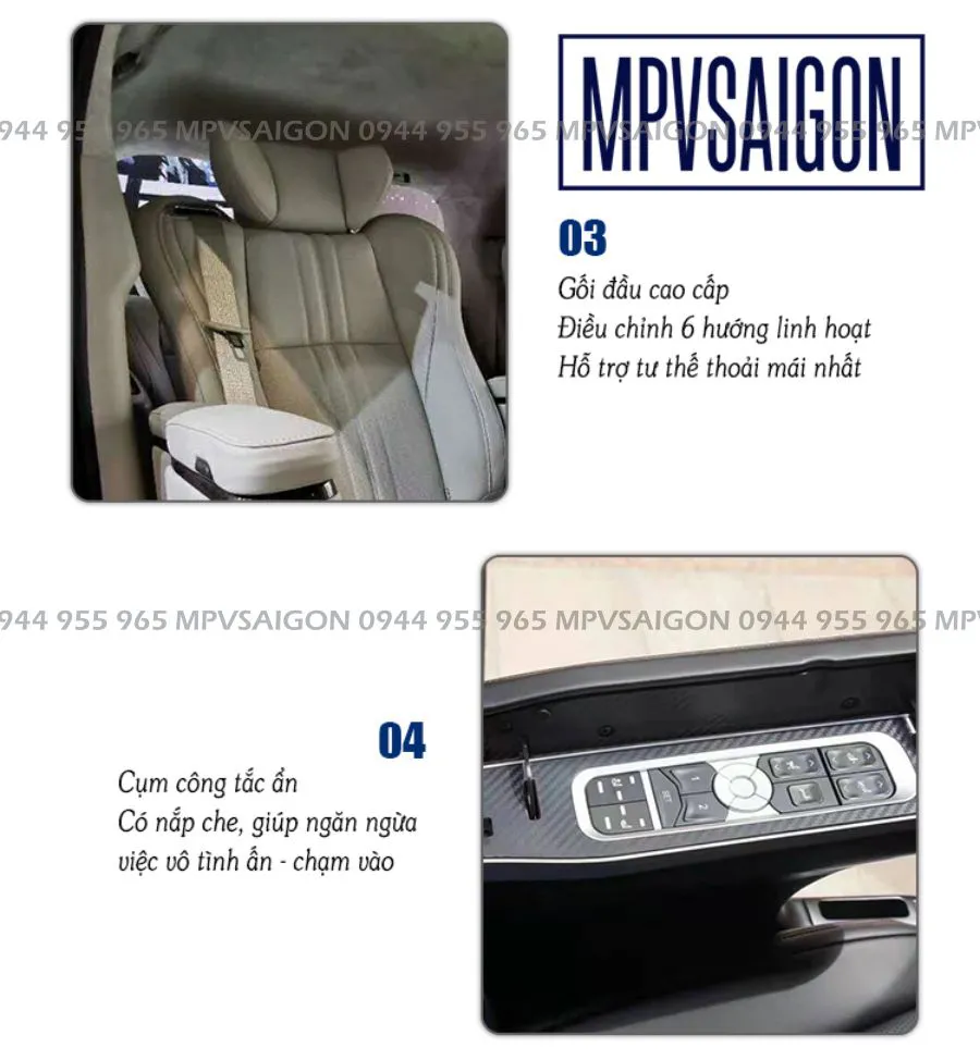 Nâng cấp ghế Limousine Toyota Alphard nhập khẩu