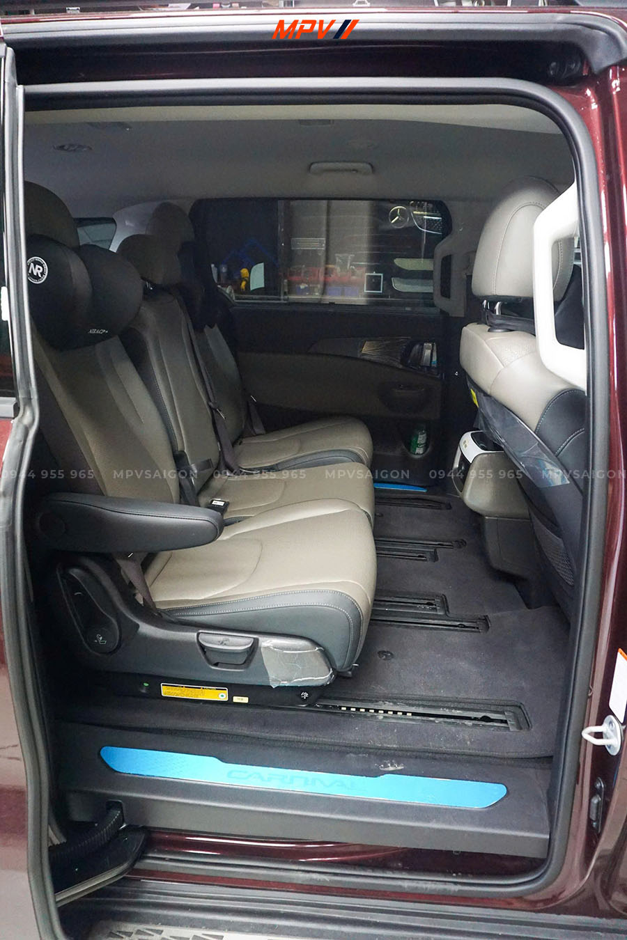 Nâng cấp Kia Carnival 8 chỗ: Bản độ tiện nghi cao cấp tại MPVSAIGON
