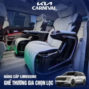 Nâng cấp Limousine Kia Carnival 2024 2025 bản thương gia: báo giá mới nhất