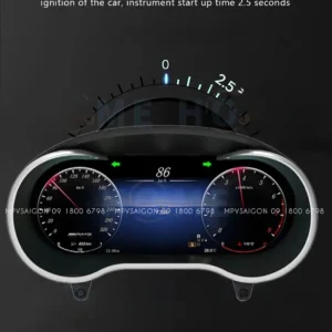 Nâng cấp màn hình công tơ mét điện tử LCD Mercedes C-Class, GLC-Class Facelift