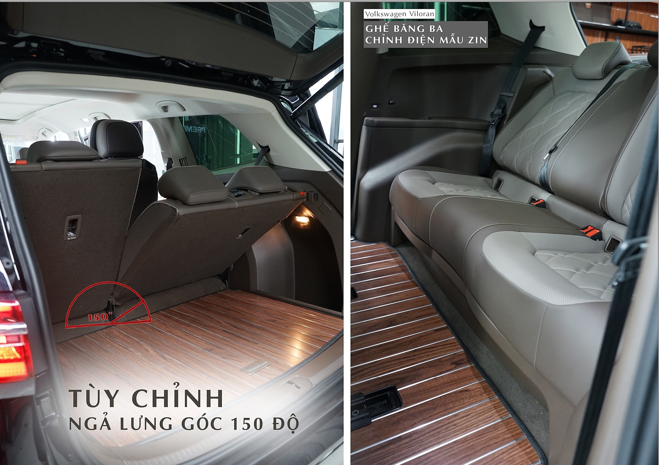 Ghế băng ba ngả giường Volkswagen Viloran: Nâng cấp ngả lưng ghế zin Viloran hay thay ghế mới