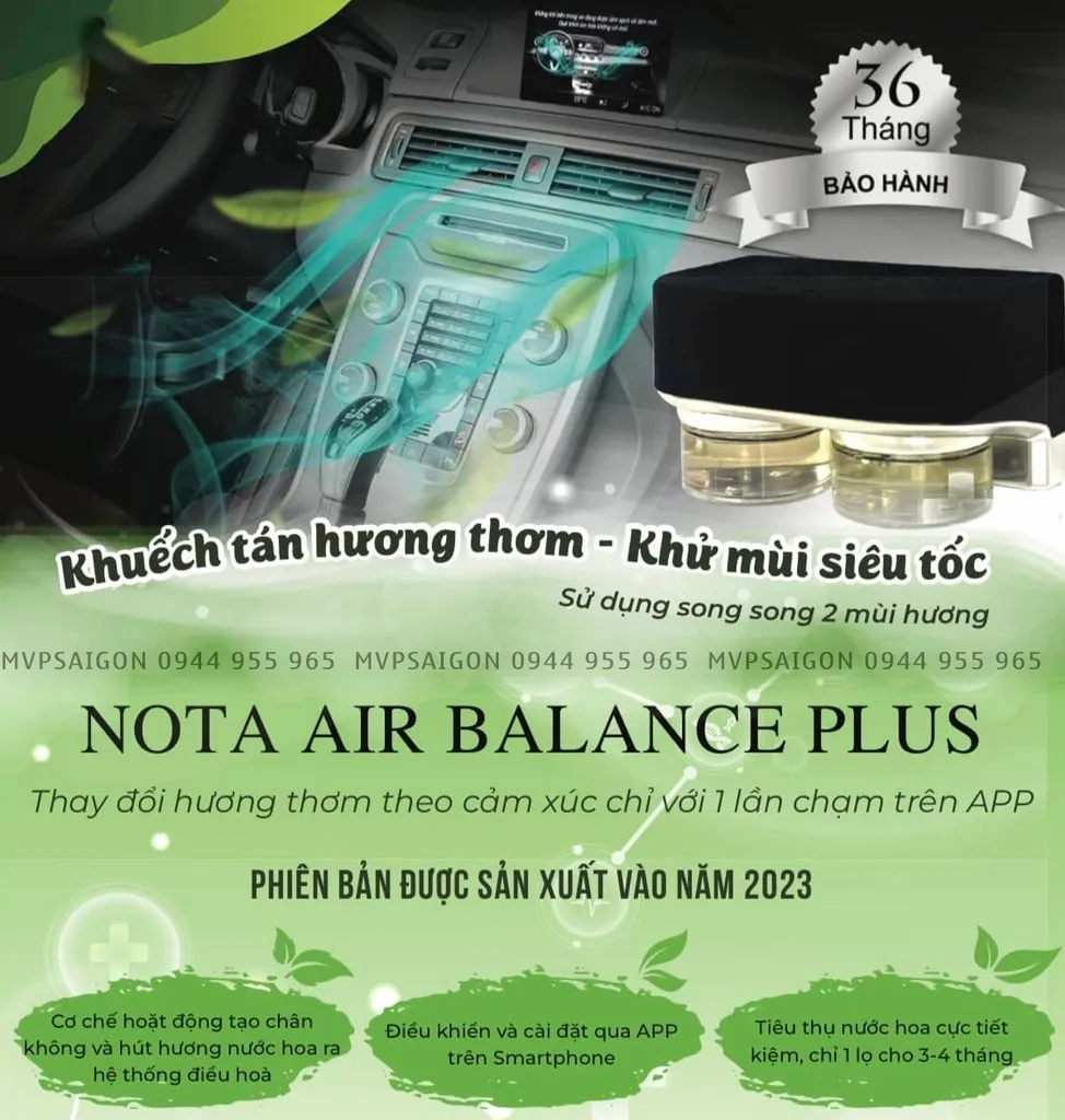 Nước hoa AIR BALANCE dành cho mọi dòng xe