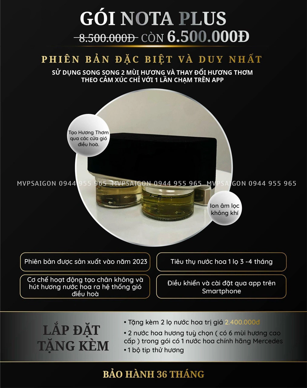 Nước hoa AIR BALANCE dành cho mọi dòng xe