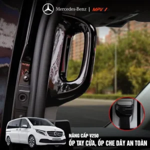 Ốp tay cửa, ốp che dây an toàn Mercedes Benz V250 - Vito