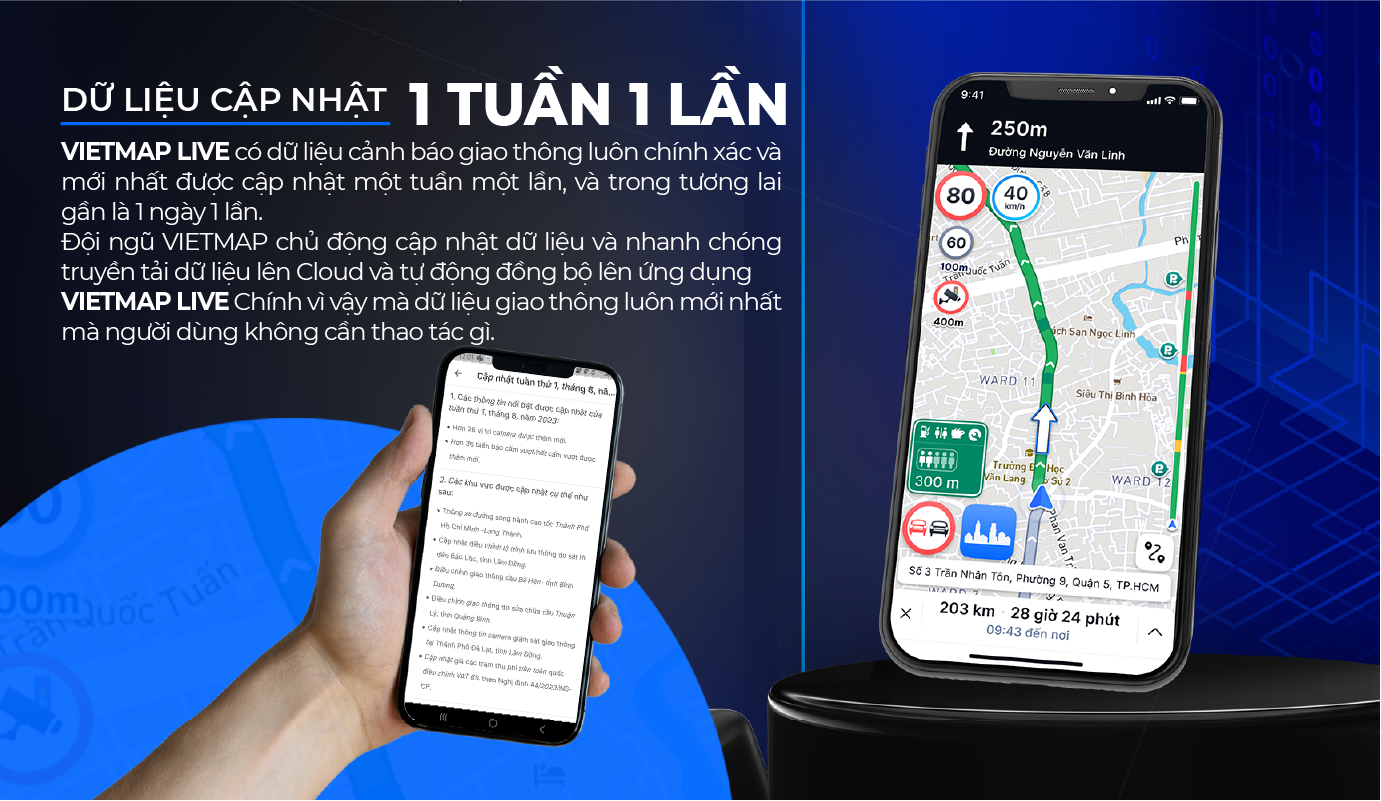 Phần mềm dẫn đường VietMap Live