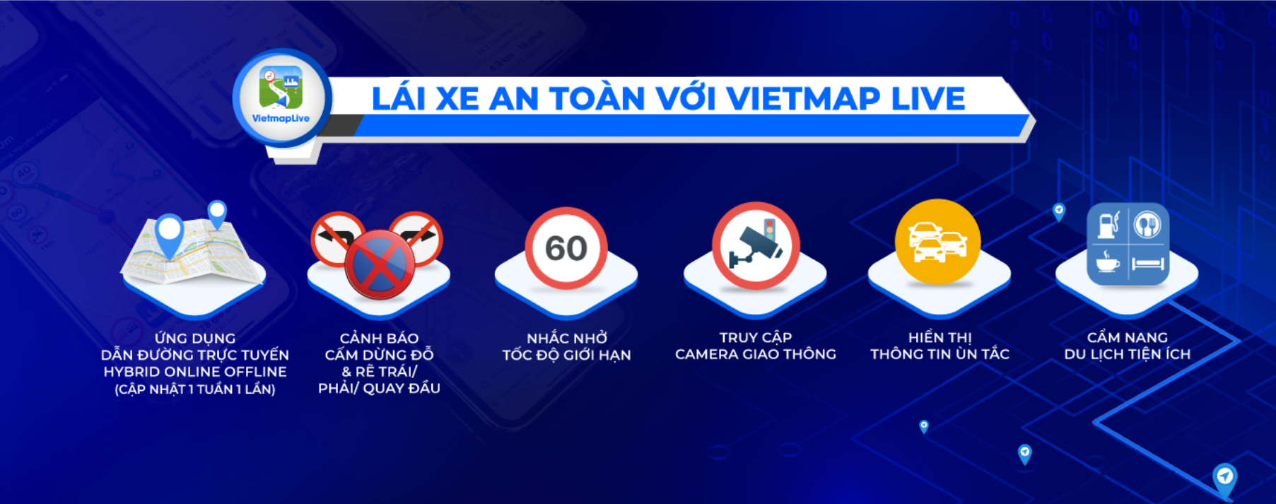 Phần mềm dẫn đường VietMap Live