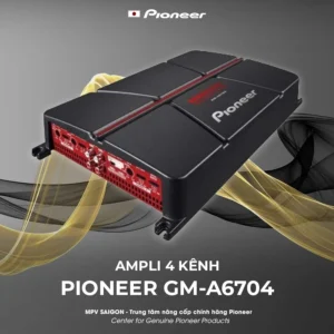 Pioneer - Ampli 4 kênh GM-A6704