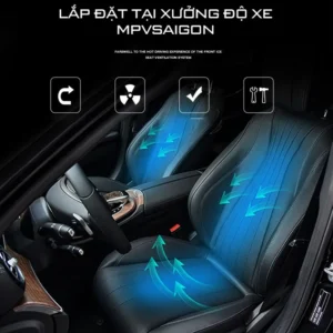 Quạt gió làm mát ghế xe Benz C E S GLC GLS