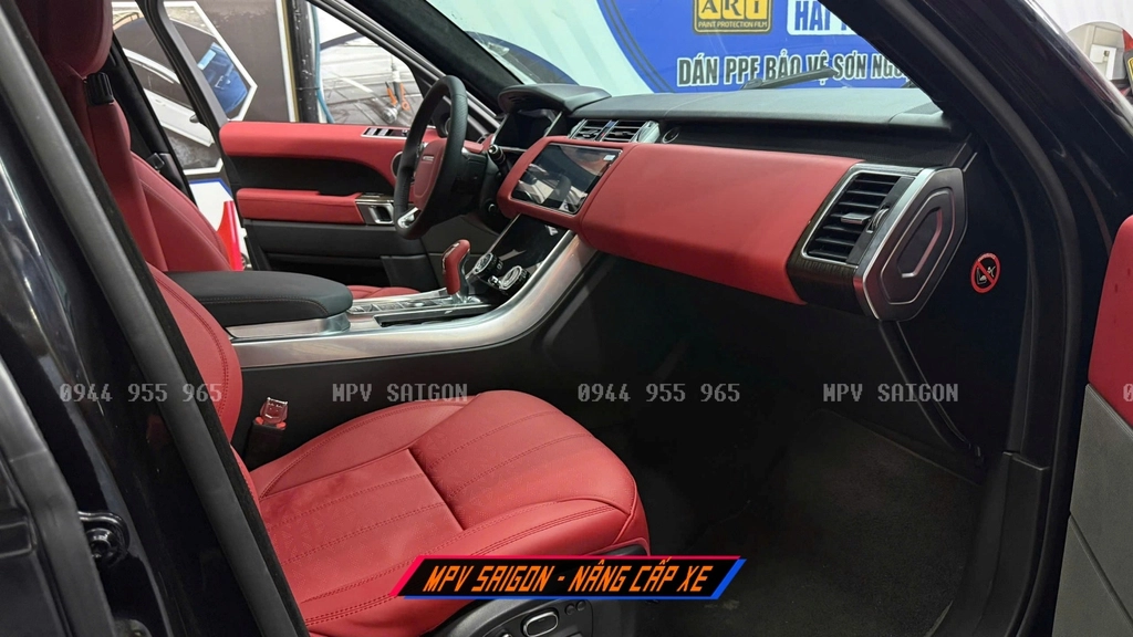 Bọc da ghế và nội thất Range Rover với thợ chuyên may nệm xe châu Âu