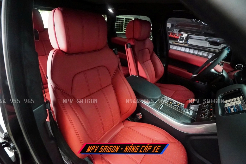 Bọc da ghế và nội thất Range Rover với thợ chuyên may nệm xe châu Âu