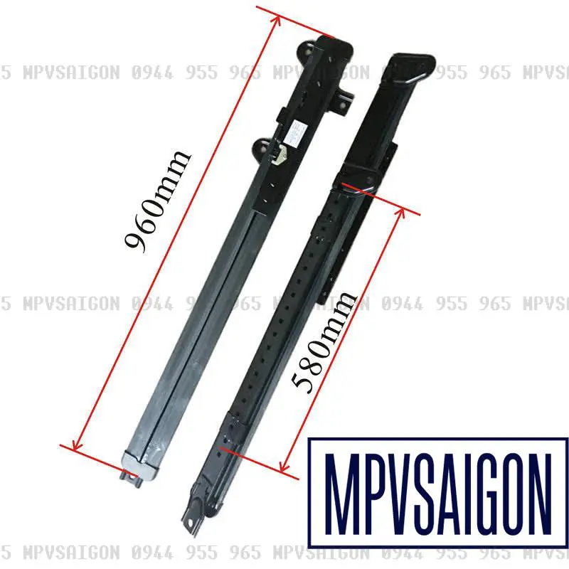 Ray trượt ghế ô tô dài 2m độ limousine mobihome xe khách giường nằm