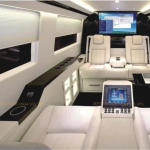 Rèm xếp rèm tổ ong rèm khung nhôm cao cấp xe khách Limousine Transit Solati County TB85 Universe