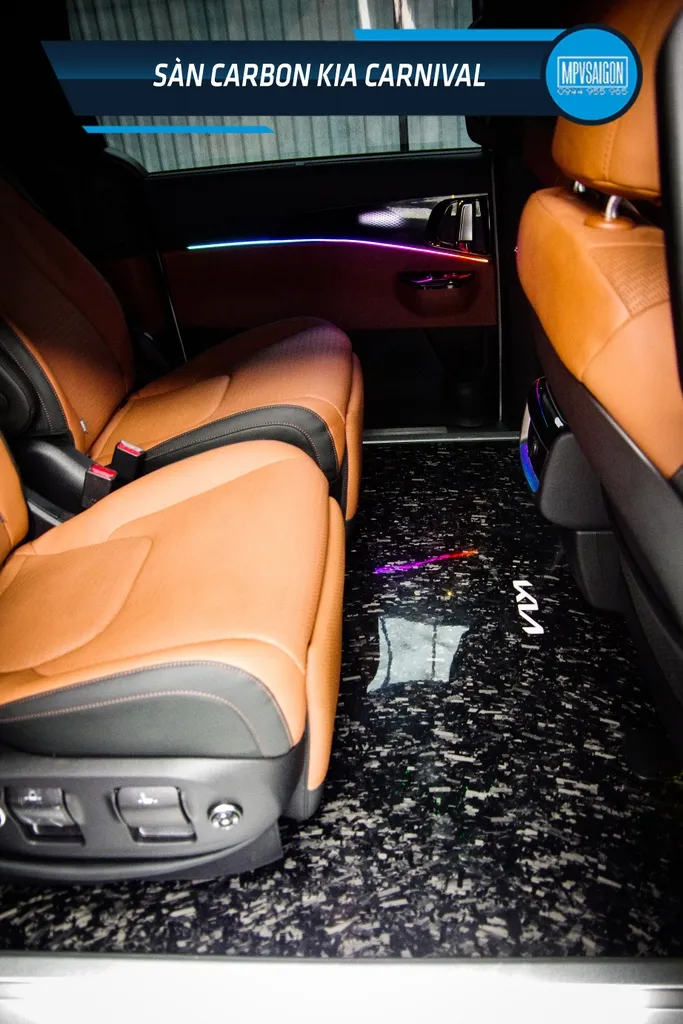 Sàn Carbon cho Kia Carnival 8 chỗ 7 chỗ: Báo giá và kinh nghiệm lựa chọn mới nhất