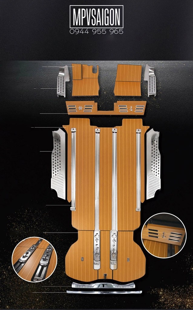 Sàn gỗ Toyota Alphard 30