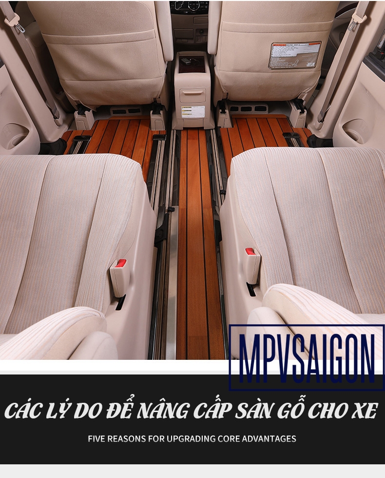 Sàn gỗ tự nhiên Toyota PREVIA