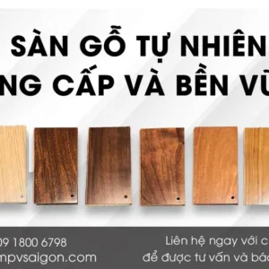 SÀN GỖ TỰ NHIÊN CHO Ô TÔ TẠI MPVSAIGON