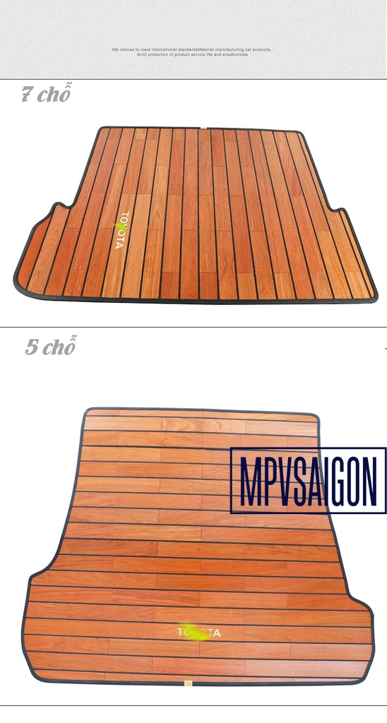 Sàn gỗ tự nhiên Toyota Land Cruiser Prado