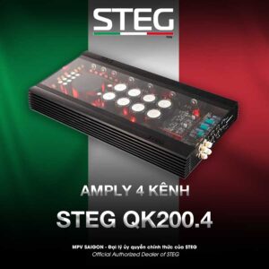 Amply 4 kênh STEG QK200.4