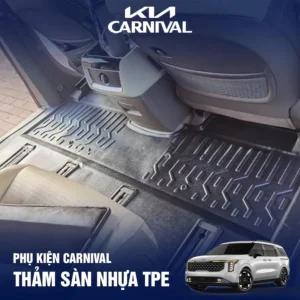 Thảm sàn nhựa TPE cho xe KIA Carnival 2024 2025