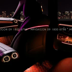 Thanh Led 64 màu lưng ghế sau Mercedes C/GLC/E Class