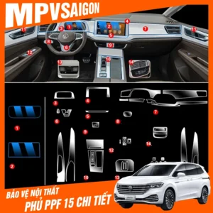 Thi công dán PPF nội thất Volkswagen Viloran 2024: báo giá và kinh nghiệm mới nhất
