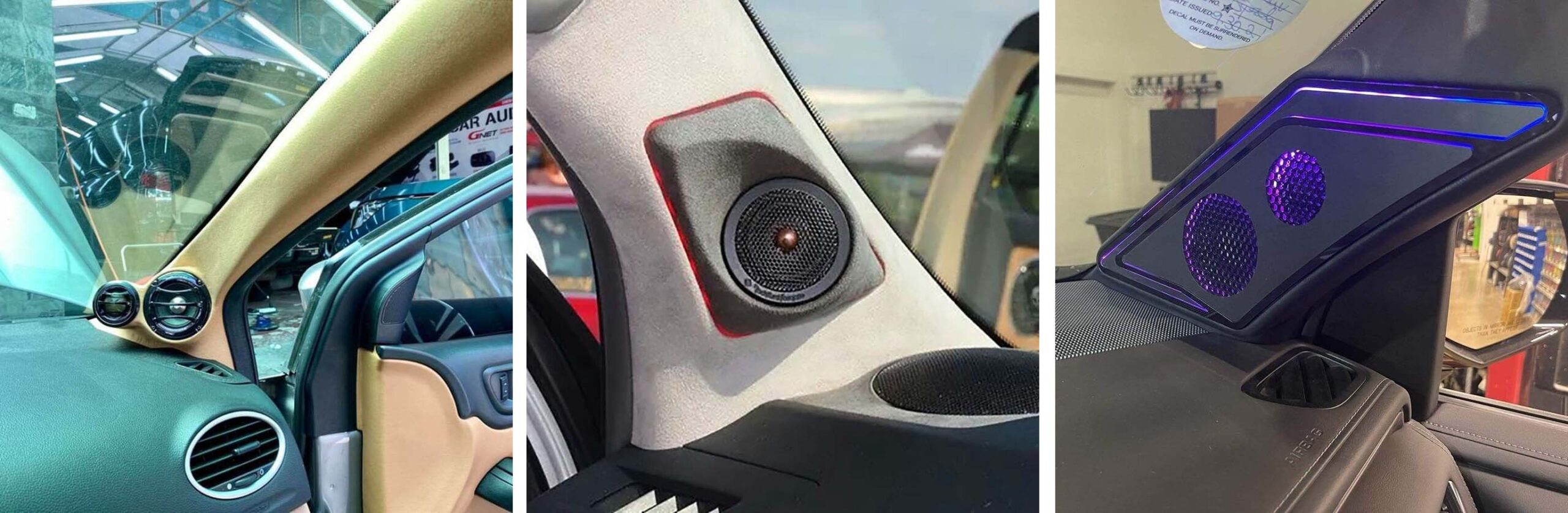 TỔNG HỢP CÁC MẪU ĐỘ LOA CỘT A CHO Ô TÔ TẠI MPVSAIGON