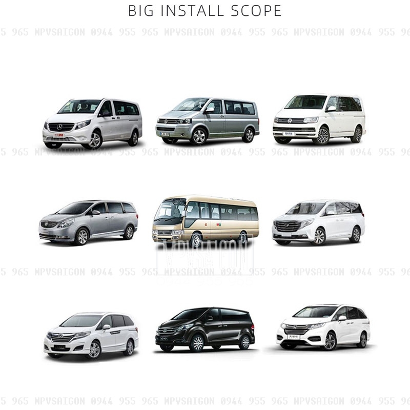 TV Màn hình android gập trần ốp trần xe 19 inch: báo giá mới nhất