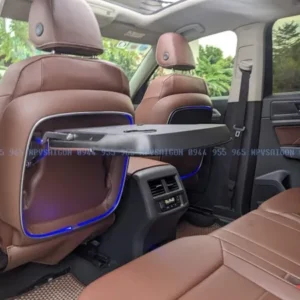 Volkswagen Teramont độ bàn xếp lưng ghế - Bàn làm việc xếp gọn - bàn ăn trên xe