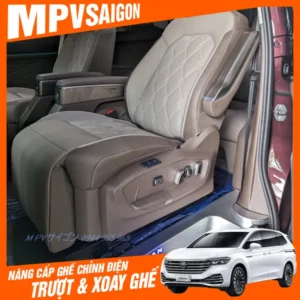 Volkswagen Viloran Độ ghế chỉnh điện trượt xoay – Nâng tầm trải nghiệm
