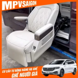 Volkswagen Viloran nâng cấp ghế nâng hạ hỗ trợ người già lên xuống xe