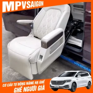 Volkswagen Viloran nâng cấp ghế nâng hạ hỗ trợ người già lên xuống xe