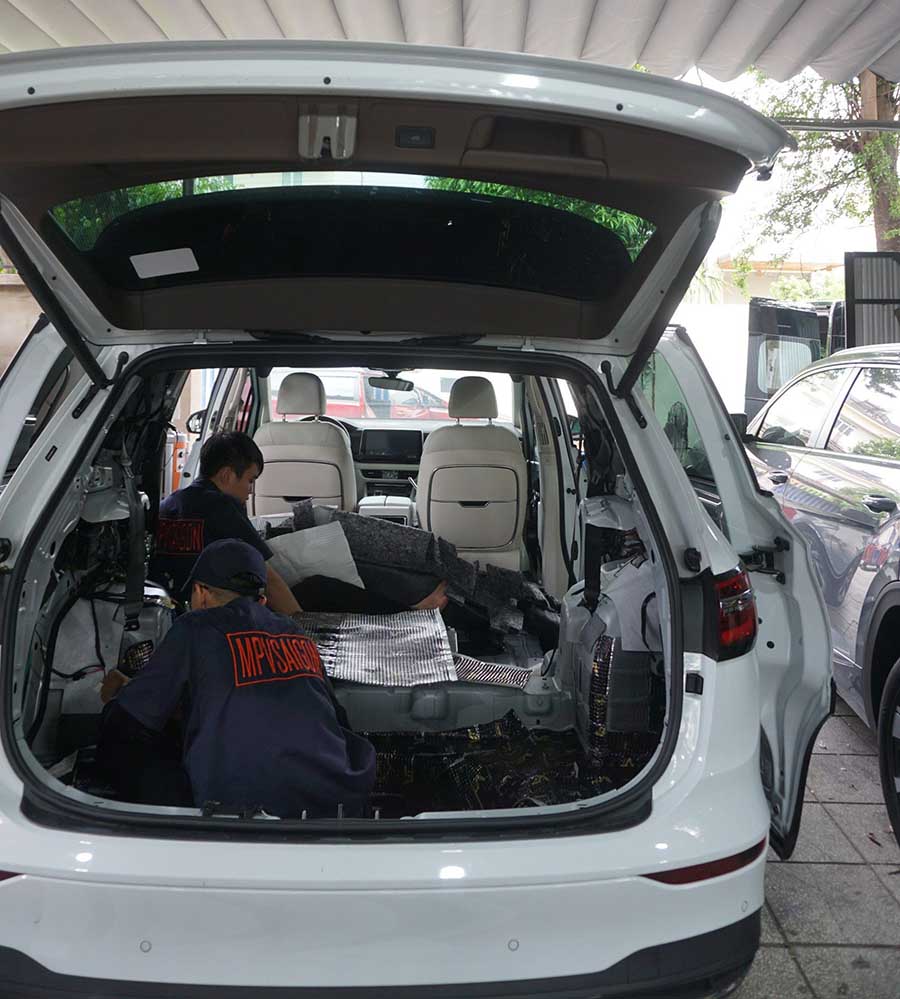 Cách âm xe hơi bằng vật liệu VIBROFILTR